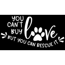 Sticker- You Can't Buy Love...(Swirl)